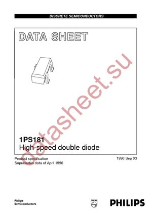 1PS181 T/R datasheet  
